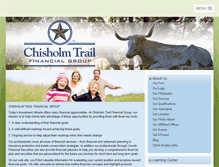 Tablet Screenshot of chisholmtrailfinancial.com